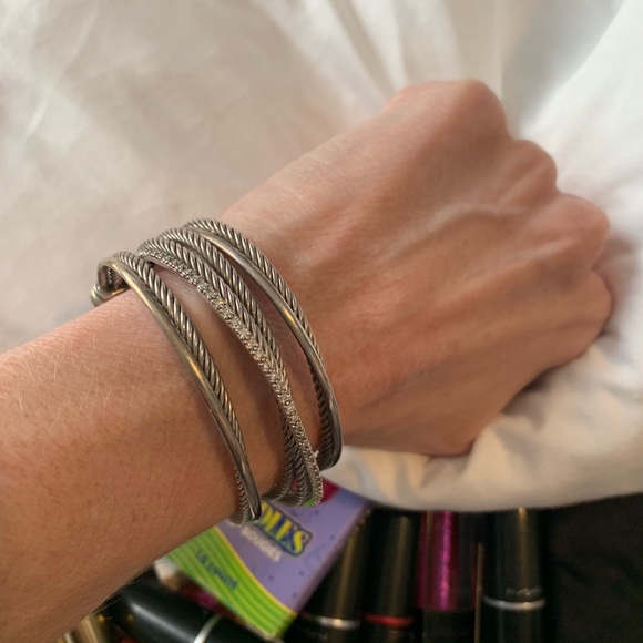 David Yurman Diamond cable bracelet - Picture 1 of 4